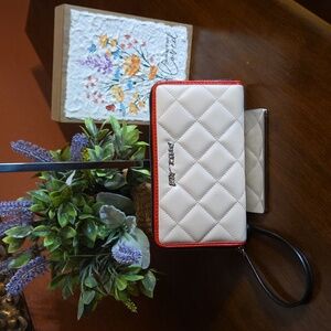 Betsey Johnson Quilted Zip-around Wallet